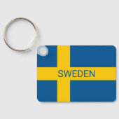 Zollscheine für schwedische Landesflaggen - Schlüs Schlüsselanhänger (Rückseite)