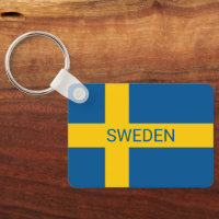 Zollscheine für schwedische Landesflaggen - Schlüs