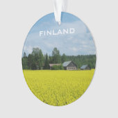 Zollschmuck für den finnischen ländlichen Raum Ornament (Vorderseite)