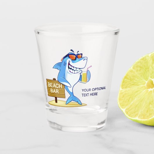 Zollschnabelglas von Funny Shark Schnapsglas (Vorderseite)