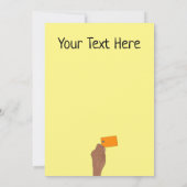 Zollschuld oder Kreditkarte Funny Happy Birthday Einladung (Rückseite)