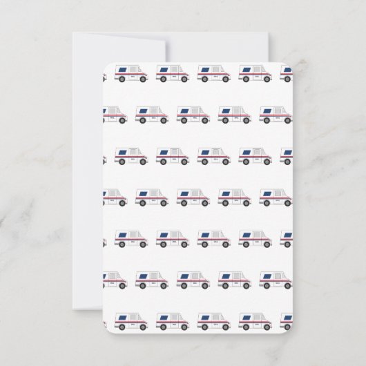 Zollspediteur Dankeskarte (Rückseite)