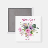 ZOLLSTÄNDIGES Oma Datum - Erstmaliges Oma Magnet (Vorderseite/Rückseite)