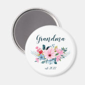 ZOLLSTÄNDIGES Oma Datum - Erstmaliges Oma Magnet (Vorderseite/Rückseite)