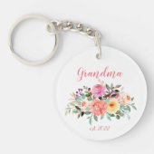 ZOLLSTÄNDIGES Oma Datum - Erstmaliges Oma Schlüsselanhänger (Vorderseite)