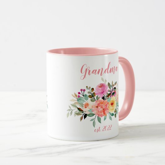 ZOLLSTÄNDIGES Oma Datum - Erstmaliges Oma Tasse (VorderseiteRechts)