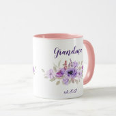 ZOLLSTÄNDIGES Oma Datum - Erstmaliges Oma Tasse (VorderseiteRechts)