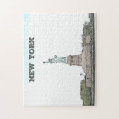 Zollstatue der Freiheit - New York City Puzzle (Vertikal)