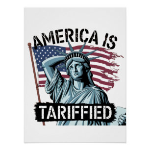 Zolltarif Kichert – Amerikas Satirische Aussage Poster