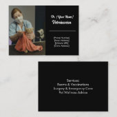 Zolltarifausweis Visitenkarte (Vorne/Hinten)