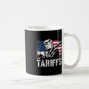 Zolltarife Trump US Flag Power Funny Tess Kaffeetasse