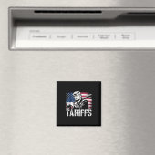 Zolltarife Trump US Flag Power Funny Tess Magnet (In Situ (Geschirrspüler))