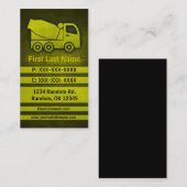 Zolltarifkarten für Camping-LKW Visitenkarte (Vorne/Hinten)