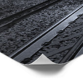 Zolltarifliche Bahnausleihung Nr. 60 Zugplakat Poster (Ecke)