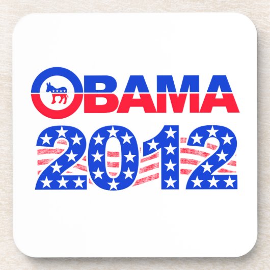 Zolltarifliche Untersetzer von OBAMA 2012 (Vorderseite)