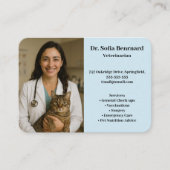 Zolltariflicher Geschäftsausweis mit Foto Visitenkarte (Vorderseite)