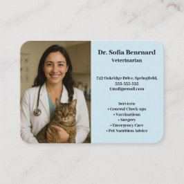 Zolltariflicher Geschäftsausweis mit Foto Visitenkarte