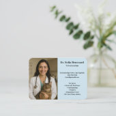 Zolltariflicher Geschäftsausweis mit Foto Visitenkarte (Stehend Vorderseite)