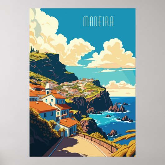 Zolltariflicher Text Madeira Portugal Poster (Vorne)