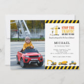 Zolltarifliches Foto Geburtstagsbaukasten Einladung (Vorderseite)