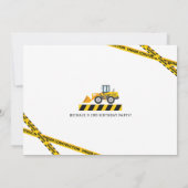 Zolltarifliches Foto Geburtstagsbaukasten Einladung (Rückseite)