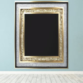 Zolltarifpotrait - Premium Leinwanddruck (Insitu (Holzboden))