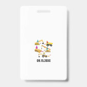 Zolltransporter Geburtstagsparty Pass Ausweis (Rückseite)