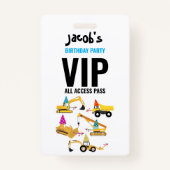 Zolltransporter Geburtstagsparty Pass Ausweis (Vorderseite)