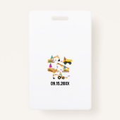 Zolltransporter Geburtstagsparty Pass Ausweis (Rückseite)