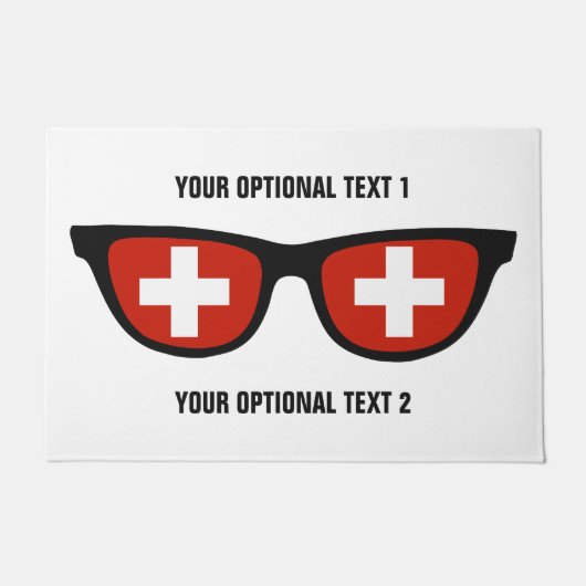 Zolltür-Matten von Swiss Shades Fußmatte (Vorderseite)