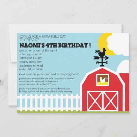 Zollverordnung für Diana B Einladung (Vorderseite)