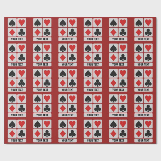 Zollverpackungspapier für den Kartenspieler Geschenkpapier (Flach)