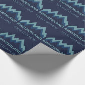 Zollverpackungspapier SWITZERLAND Geschenkpapier (Ecke)