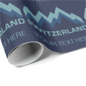 Zollverpackungspapier SWITZERLAND Geschenkpapier (Rolleneckpunkt)