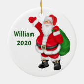 ZollWeihnachtsfest Keramik Ornament (Hinten)