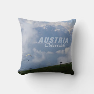 Zollwerfer in den österreichischen Alpen Kissen