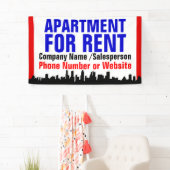 Zollwohnung für Miete Unterschrift Banner (Insitu)