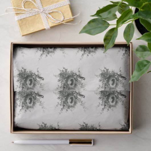 ZOLLZEICHEN-EIER IN NEST SEIDENPAPIER (Geschenk)