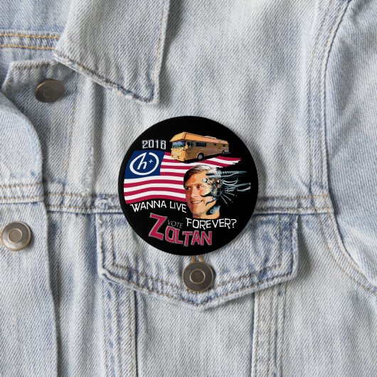 Zoltan Istvan für Präsidenten 2016 Button (Beispiel)