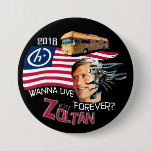 Zoltan Istvan für Präsidenten 2016 Button