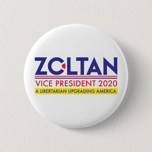 Zoltan Istvan VP 2020 Button (Vorderseite)
