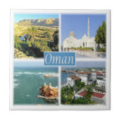 zOM005 OMAN Collage, Asien, Fliese (Vorderseite)