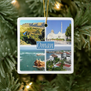zOM005 OMAN Collage, Asien, Keramikornament