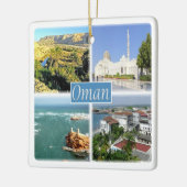 zOM005 OMAN Collage, Asien, Keramikornament (Links)
