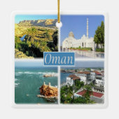 zOM005 OMAN Collage, Asien, Keramikornament (Rückseite)
