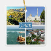 zOM005 OMAN Collage, Asien, Keramikornament (Vorderseite)