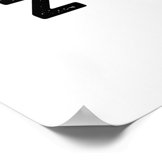 Zom-beef Funny Halloween Zombie Meat Pun Poster (Ecke)