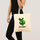 Zom-Beet Funny Halloween Zombie Beet Pun Tragetasche (Vorderseite (Produkt))