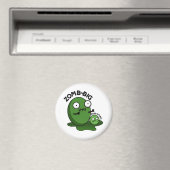 Zom-Big Zom-Small Funny Halloween Zombie Pun Magnet (In Situ (Geschirrspüler))