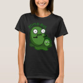 Zom-Big Zom-Small Funny Halloween Zombie Pun T-Shirt (Vorderseite)